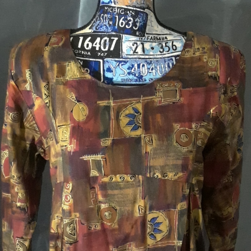 ETHNIC VINTAGE DRESS - Picture 6 of 8